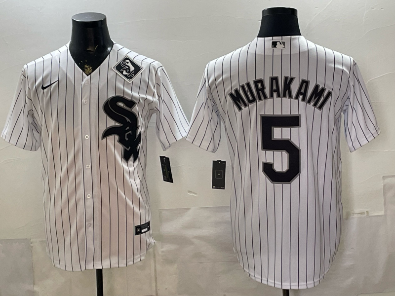 Men Chicago White Sox #5 white Nike MLB 2026 jersey 0528004